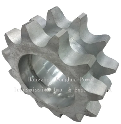 DIN Standard Zinc Double Single Sprocket 16b12t